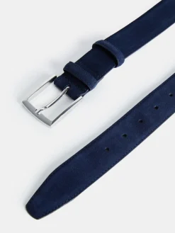 Discount Suede Belt With Personalized Buckle Cintos
