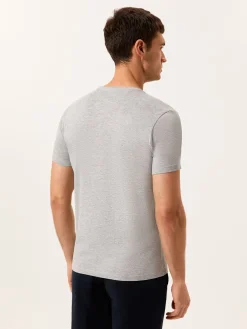 Sale T-shirt with Logo Embroidered in 100% Organic Cotton T-Shirts|T-Shirts