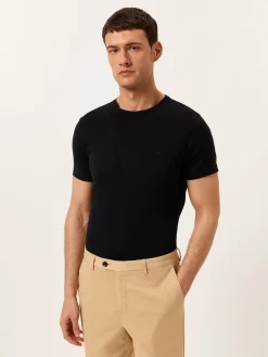 Hot T-shirt with Logo Embroidered in 100% Organic Cotton T-Shirts|T-Shirts