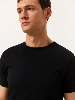 Hot T-shirt with Logo Embroidered in 100% Organic Cotton T-Shirts|T-Shirts