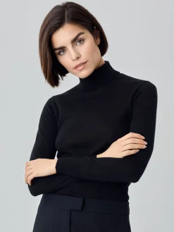 Online Turtle Neck Merino Wool Sweater MULHER Camisolas