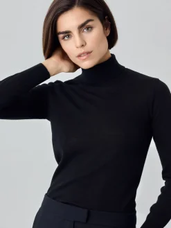 Online Turtle Neck Merino Wool Sweater MULHER Camisolas