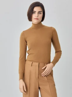 Online Turtle Neck Merino Wool Sweater MULHER Camisolas