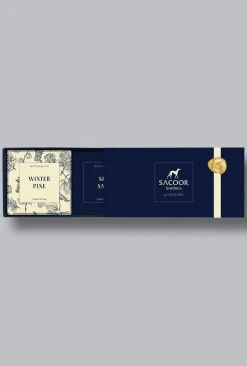 Hot Winter Pine and Sea Salt Fragranced Soap Set Perfumaria